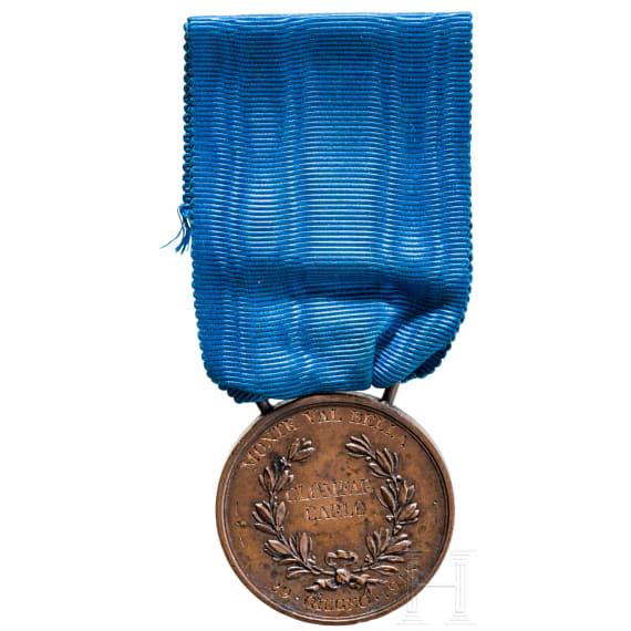 An &lsquo;Al Valore Militare&rsquo; medal awarded to the Czech volunteer Carlo Clomfar, dated 29 June 1918