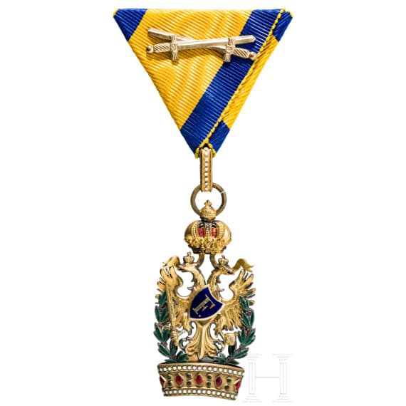 An Order of the Iron Crown 3rd class with war decoration