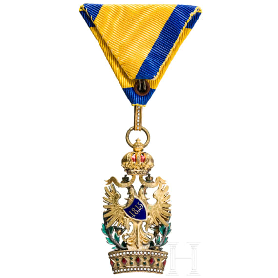 An Order of the Iron Crown 3rd class with war decoration