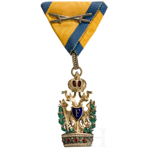 An Order of the Iron Crown 3rd class with war decoration and swords