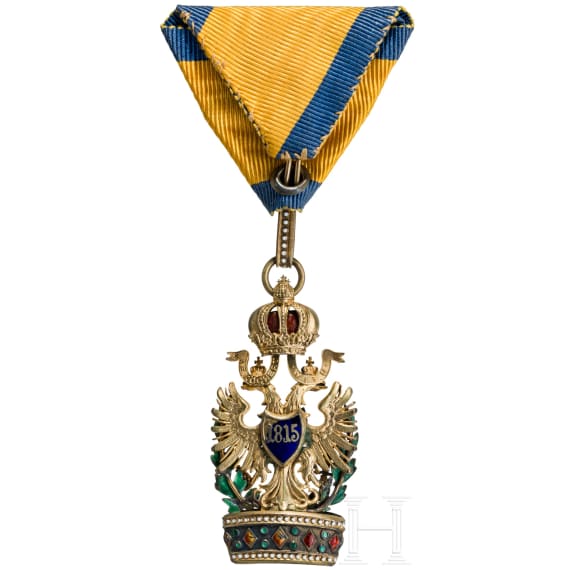An Order of the Iron Crown 3rd class with war decoration and swords
