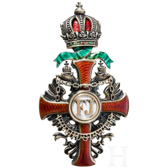 Order of Franz Joseph - an Officer's Cross with war decoration, circa 1916