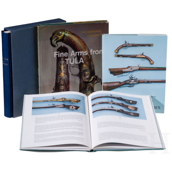 A collection of books on firearms, English, second half of the 20th century