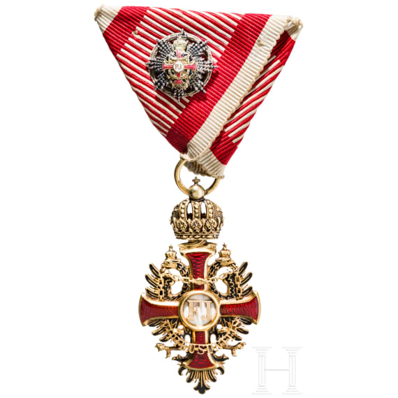 Order of Franz Joseph &ndash; a knight's Cross with a small decoration