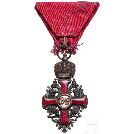 Order of Franz Joseph, Knight's Cross with certificate, dated 1908
