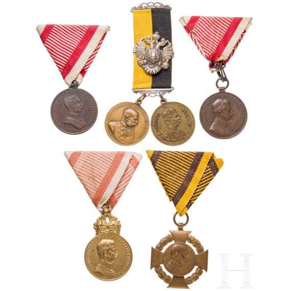 Six Austrian medals