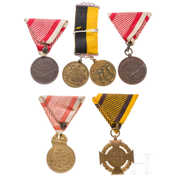Six Austrian medals