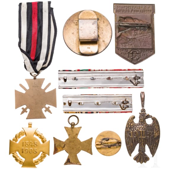 A small collection of nine Austrian awards