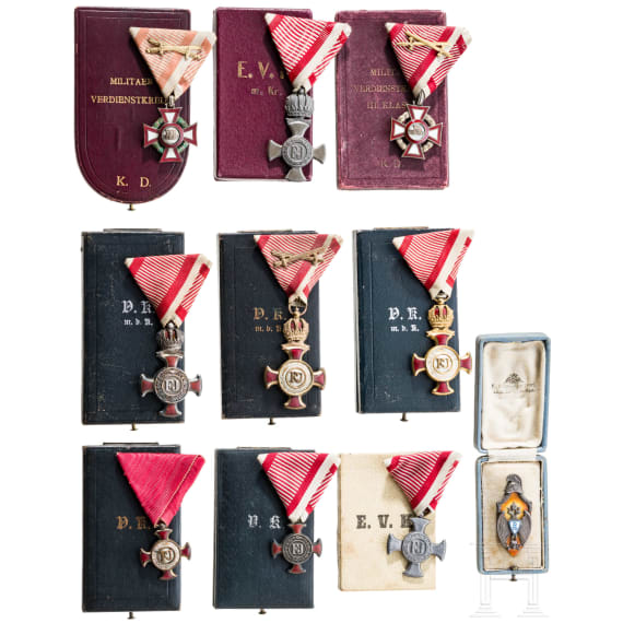 A collection of 10 Austrian awards
