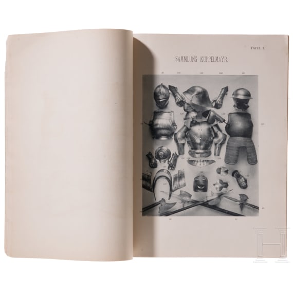 Three auction catalogs on the subject of antique weapons and art