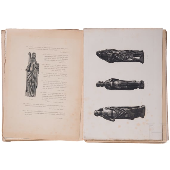 Three auction catalogs on the subject of antique weapons and art