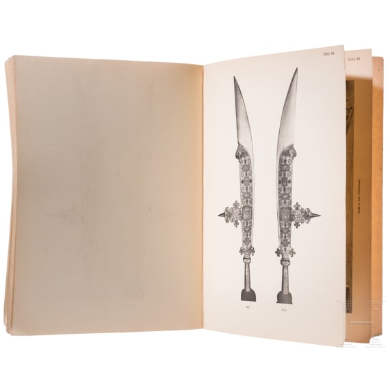 Three auction catalogs on the subject of antique weapons