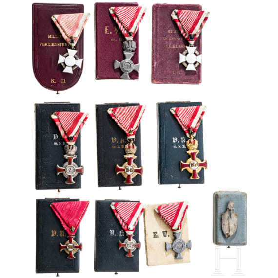 A collection of 10 Austrian awards