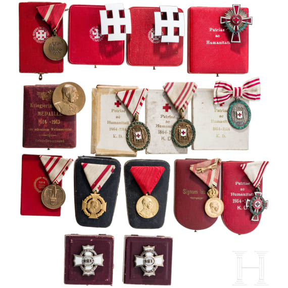A collection of 15 Austrian awards