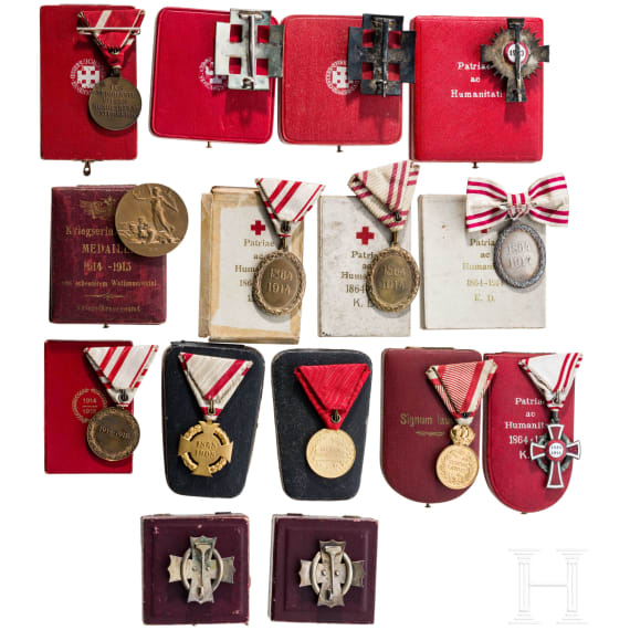 A collection of 15 Austrian awards