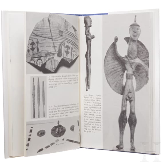 Seven books and catalogues on archeology