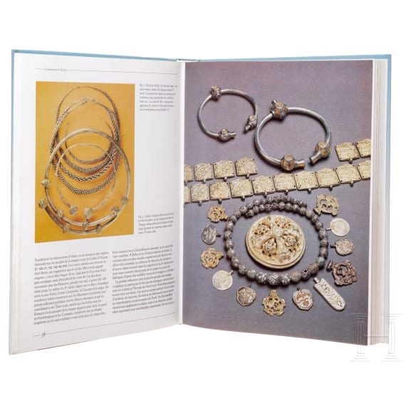 Seven books and catalogues on archeology