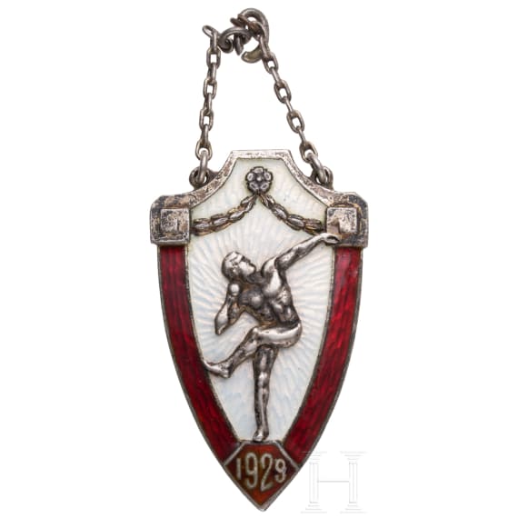 Jeton of the Sports Society, Soviet Union, dated 1929