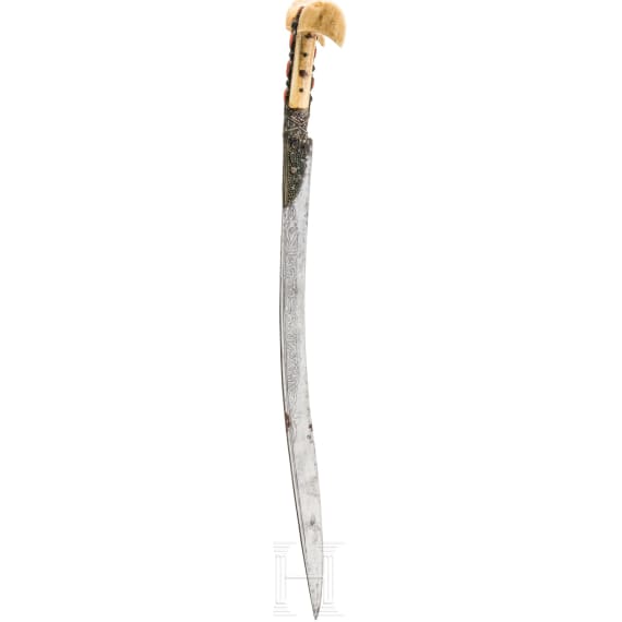 A yatagan, balkans, dated 1864