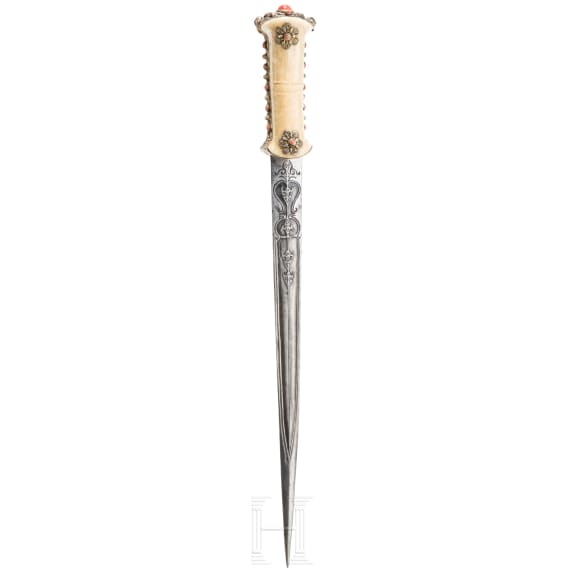 A corral mounted Ottoman dagger, ca. 1800