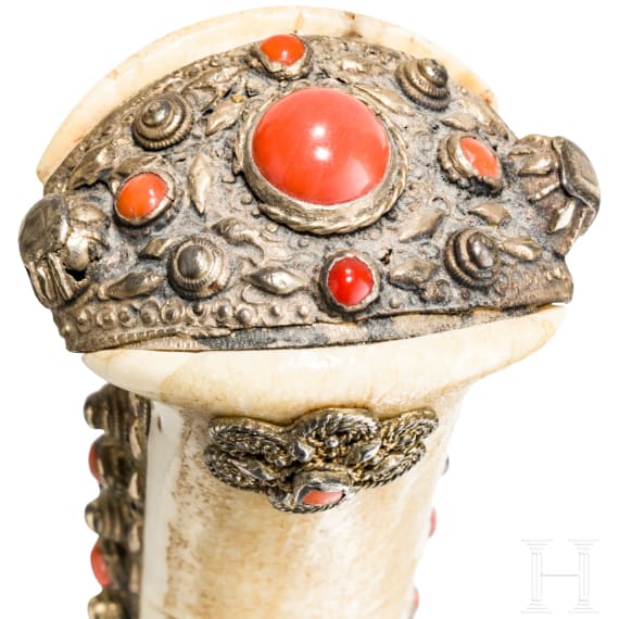 A corral mounted Ottoman dagger, ca. 1800