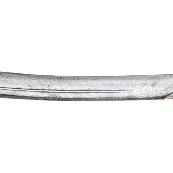 An ottoman yatagan, dated 1799
