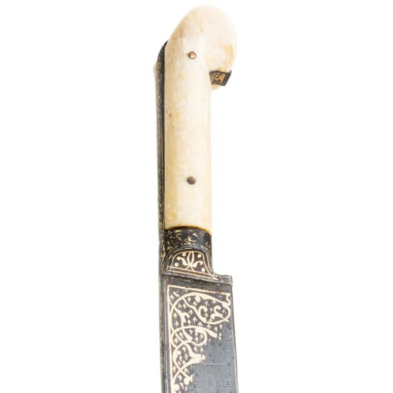 An Ottoman yatagan with wootz blade, late 18th century