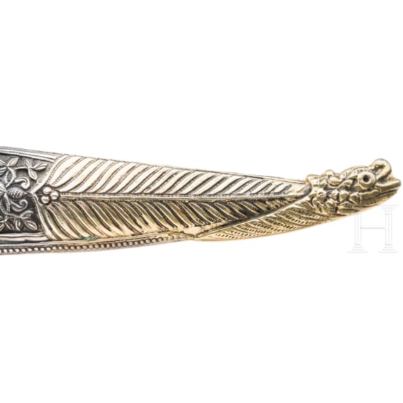 An Ottoman yatagan with wootz blade, late 18th century