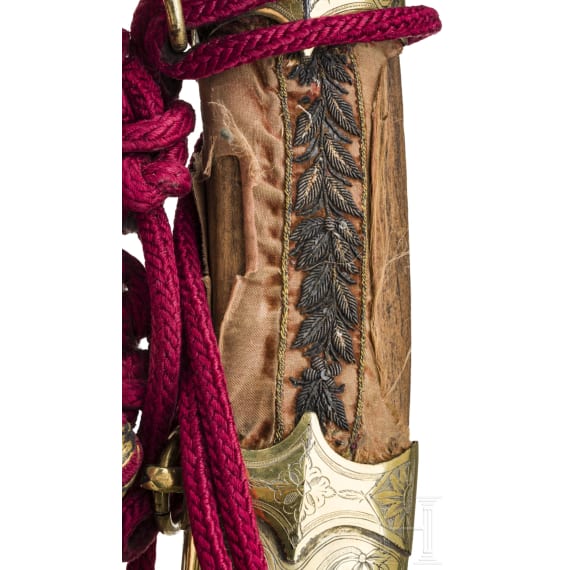 Bedeutender osmanischer Kilij mit geschnittener Wooz-Klinge, Istanbul, um 1800