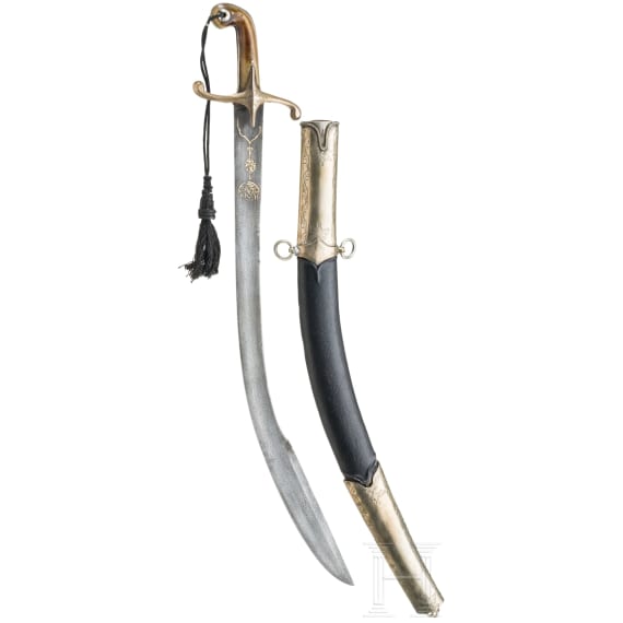 Kilij mit Wooz-Klinge, osmanisch, um 1830