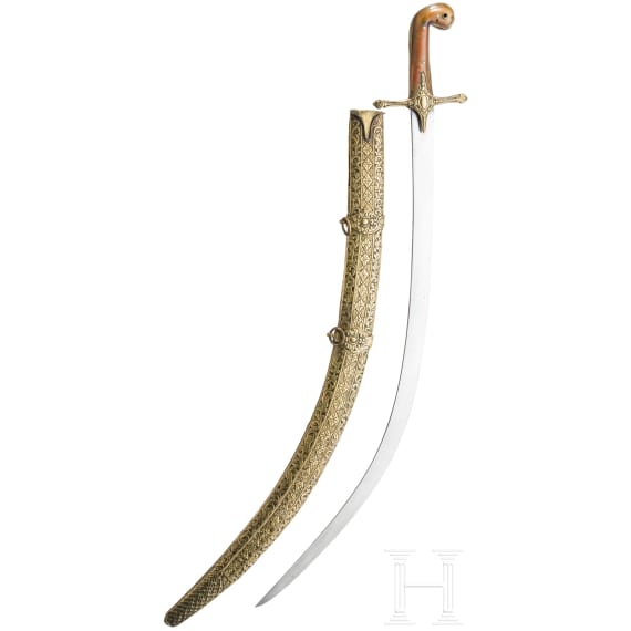 Shamshir Wooz-Klinge, osmanisch, um 1830