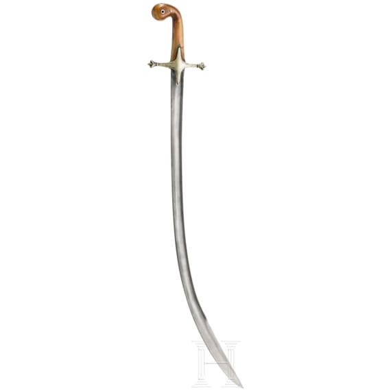 Shamshir mit Klinge aus Wooz-Damast, osmanisch, um 1830