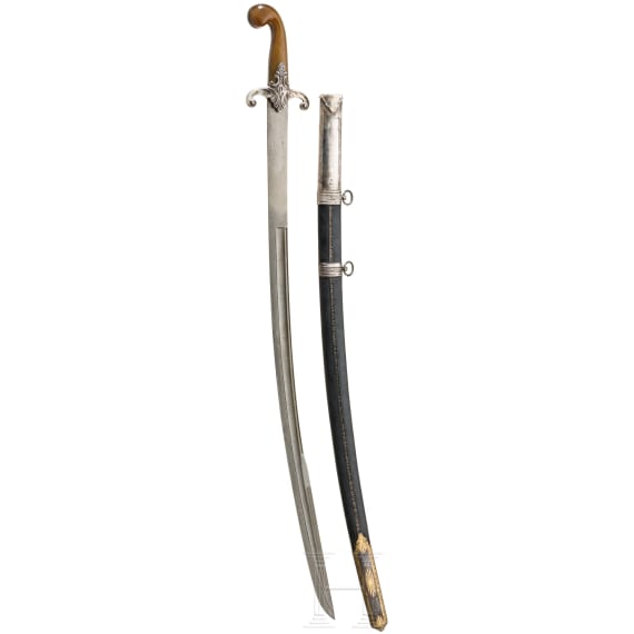 Shamshir mit Wooz-Klinge, osmanisch, um 1850/60
