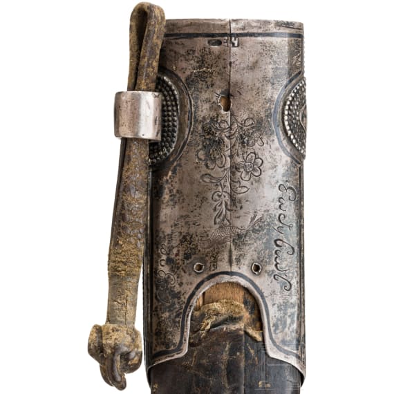 A Caucasian silver mounted Kinzal, late 19th century