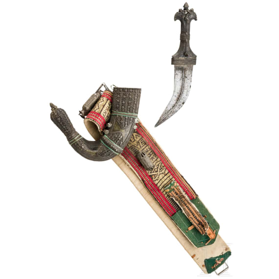 A djambia with belt, Arabian Peninsula, circa 1900