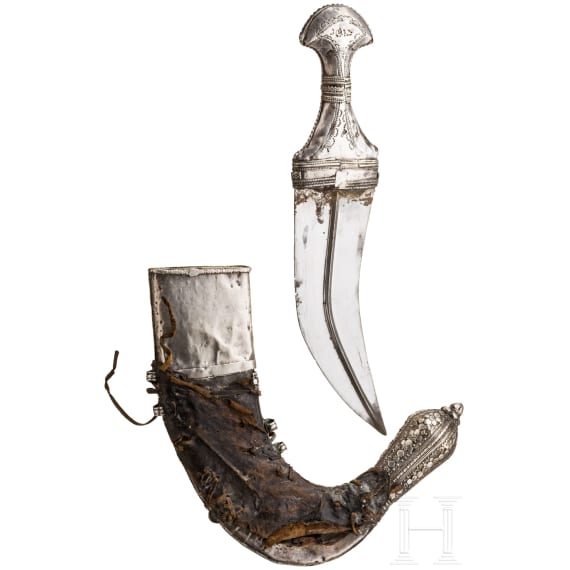 Three Saudi Arabian djambias, 20th century