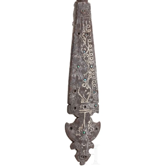 A Persian horseman's iron javelin (jarid), ca. 1800
