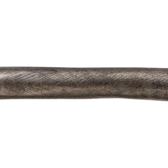 An Indopersian iron mace, circa 1800