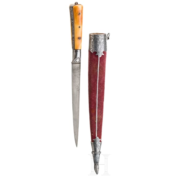 A Persian Kard with wooz blade, ca. 1800