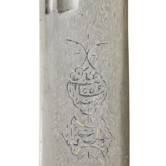 A Shamshir with wooz blade, circa 1800