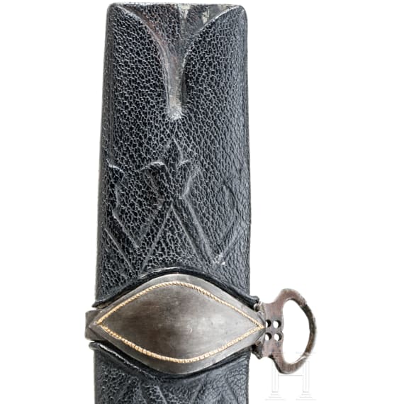 A Shamshir with wooz blade, circa 1800