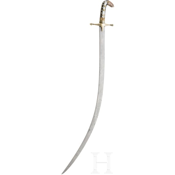 A Shamshir with wooz-blade, 1st half of the 19th century