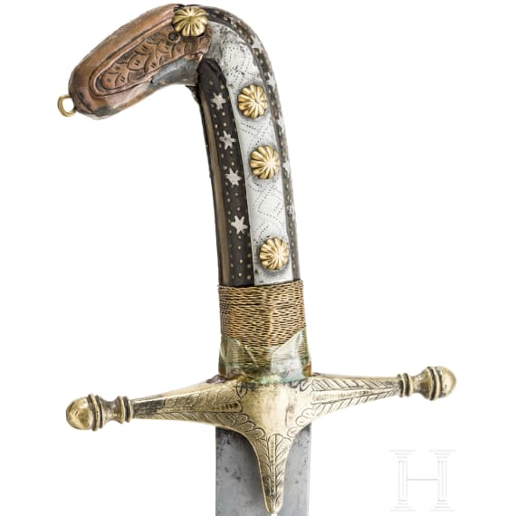 A Shamshir with wooz-blade, 1st half of the 19th century