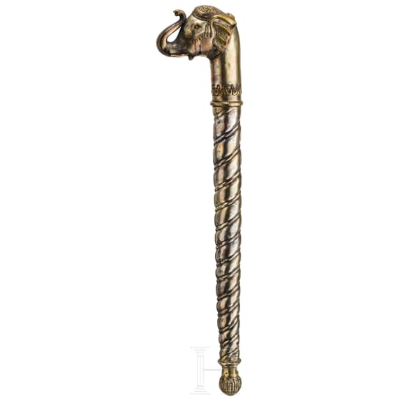 An Indian ceremonial mace, 19th century