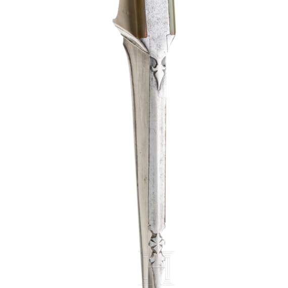 Pes Kabz with jade handle shells, northern India, circa 1900