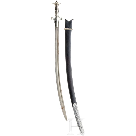 Am Indian tulwar with wooz-blade, 1st half of the 19th century
