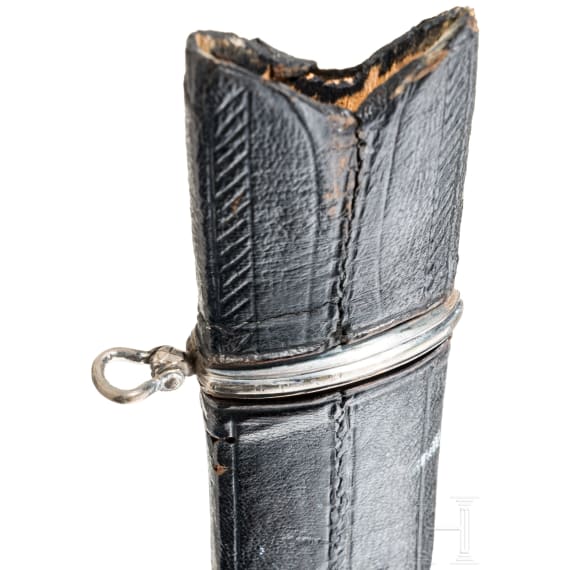 An Indian tulwar with silver plated hilt, ca. 1800