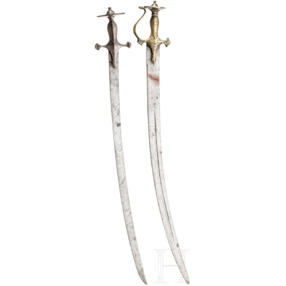Two Indian Tulwars, 19th century