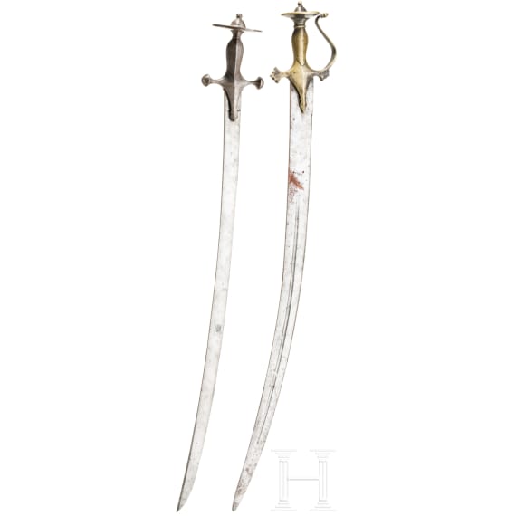 Two Indian Tulwars, 19th century