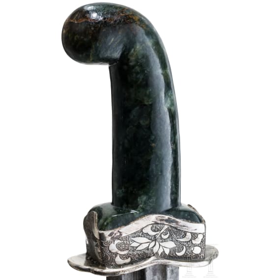 A Sino-Tibetan silver-mounted dagger, 19th century